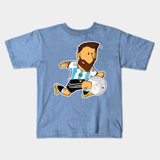 Leo Messi Seleccion Argentina Mundial Qatar 2022 Kids T-Shirt